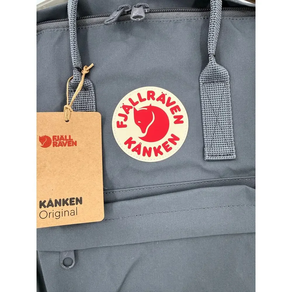 Fjallraven Kanken Classic  Pack Everyday Outdoor Laptop Super Grey NWT
